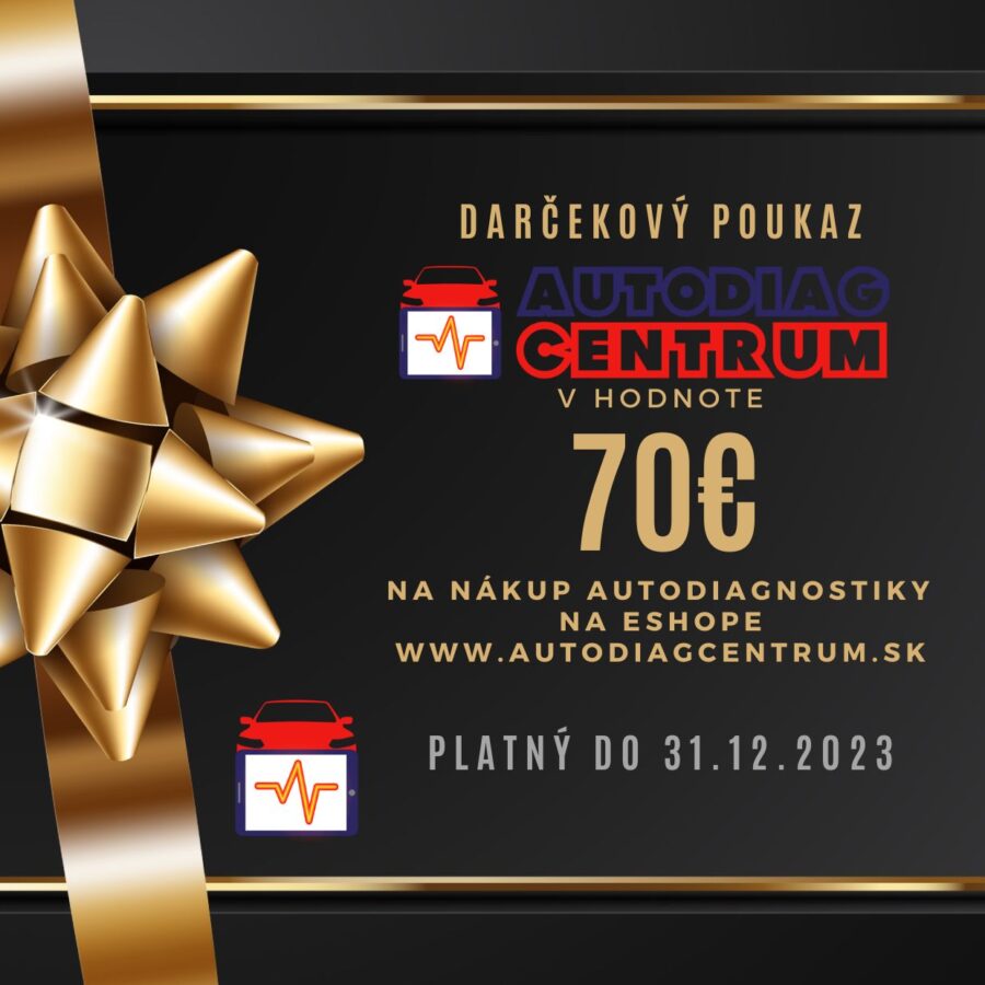 Darčekový poukaz 70€