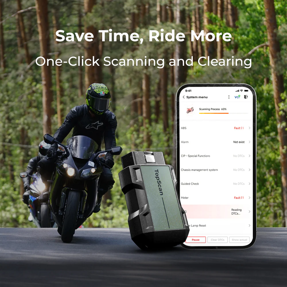 TopScan Moto – Bluetooth diagnostika motocyklov – Obrázok 5