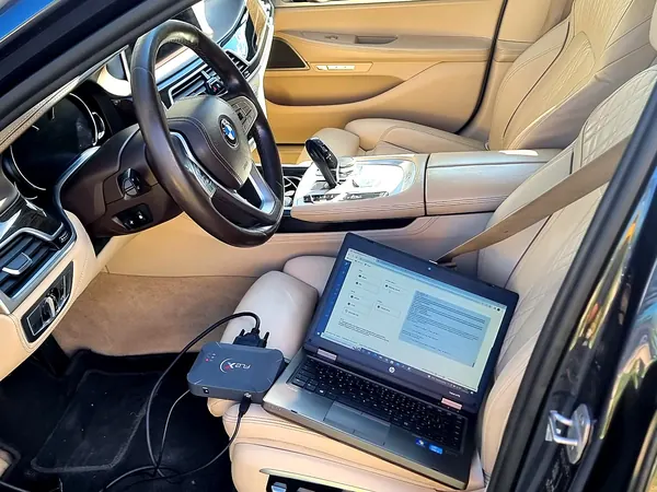 BMW radu 7 – úprava riadiacej jednotky cez OBD so zariadením FLEX